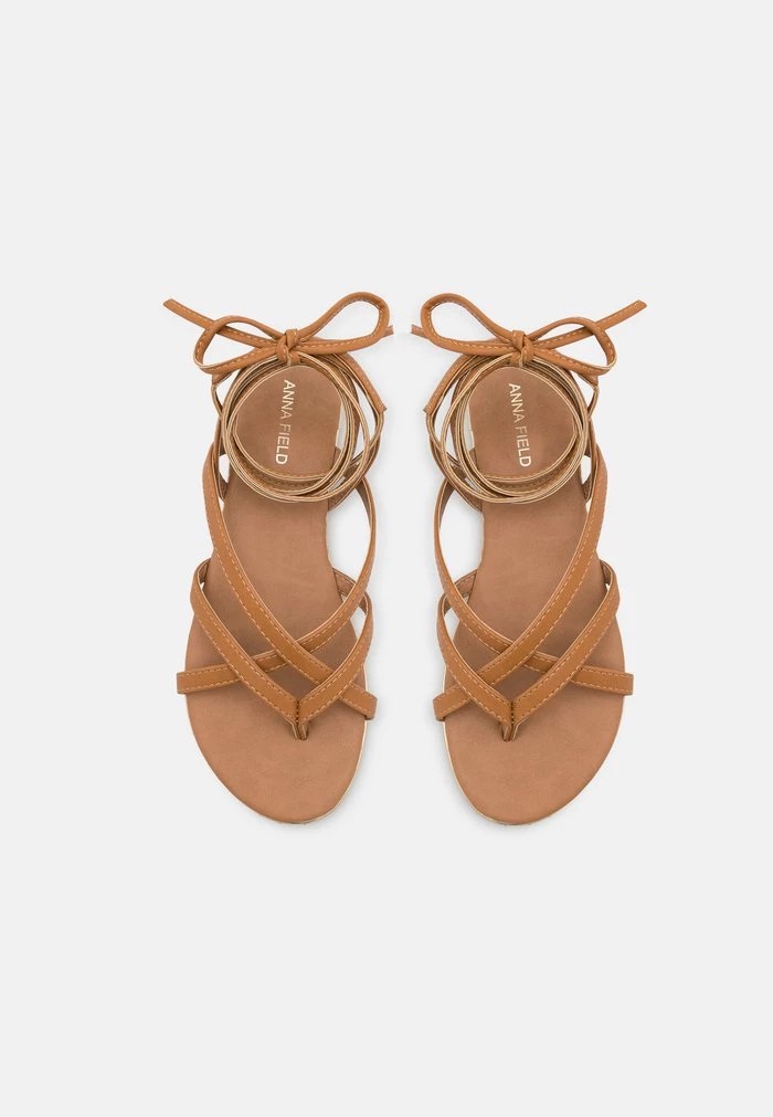 Sandale ANNA FIELD Anna Field T-bar Sandals Marron Femme | MGH-9302717